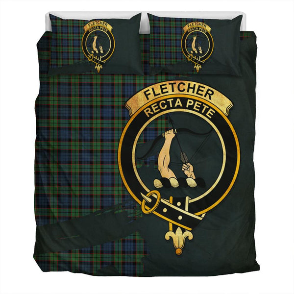 Fletcher Ancient Tartan Classic Crest Bedding Set