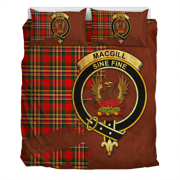 MacGill Modern Tartan Classic Crest Bedding Set