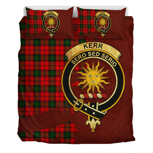 Kerr Modern Tartan Classic Crest Bedding Set