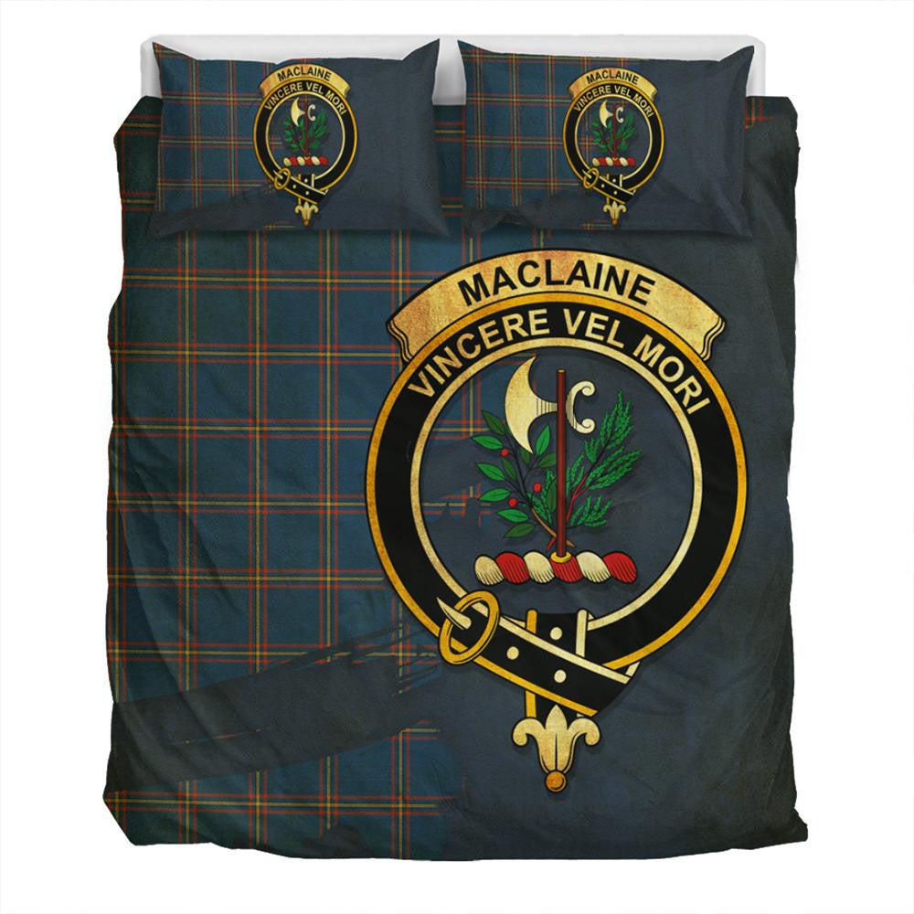 MacLaine of Loch Buie Tartan Classic Crest Bedding Set