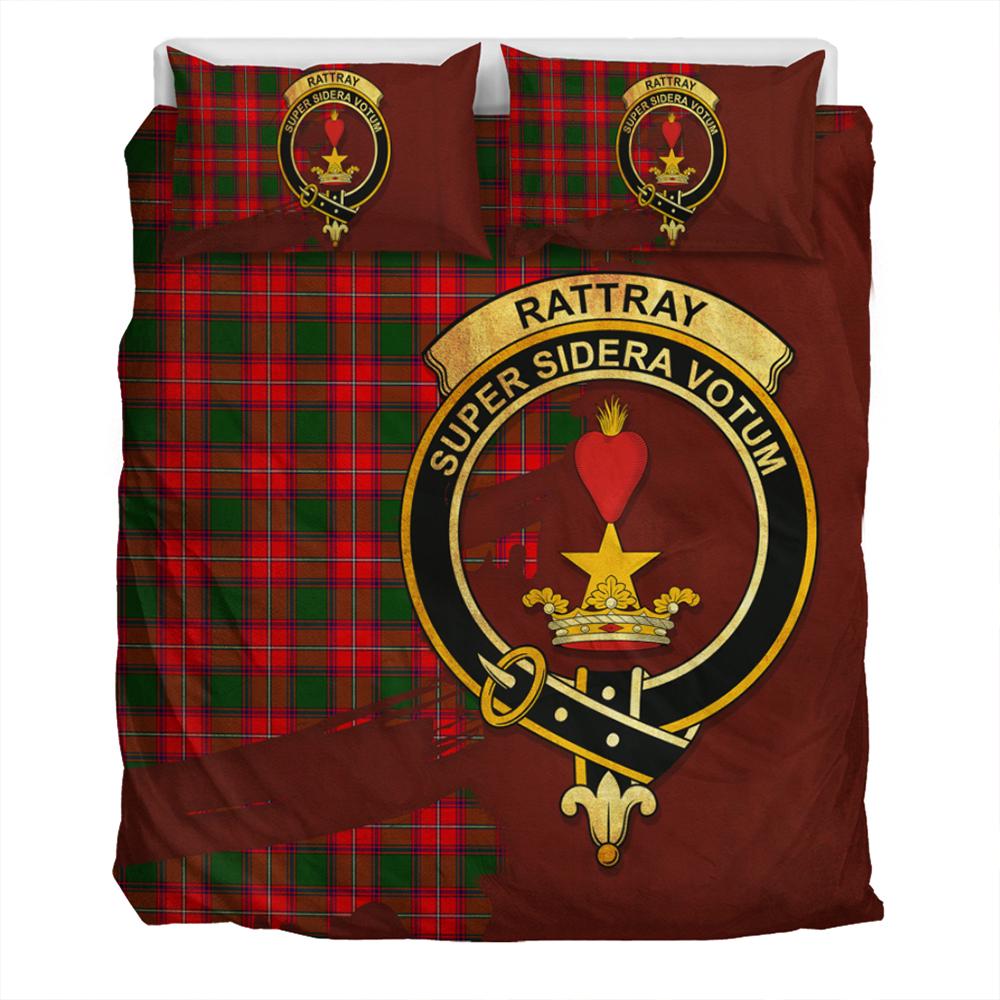 Rattray Modern Tartan Classic Crest Bedding Set