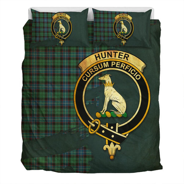 Hunter Ancient Tartan Classic Crest Bedding Set