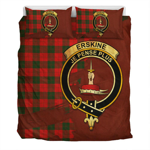 Erskine Modern Tartan Classic Crest Bedding Set