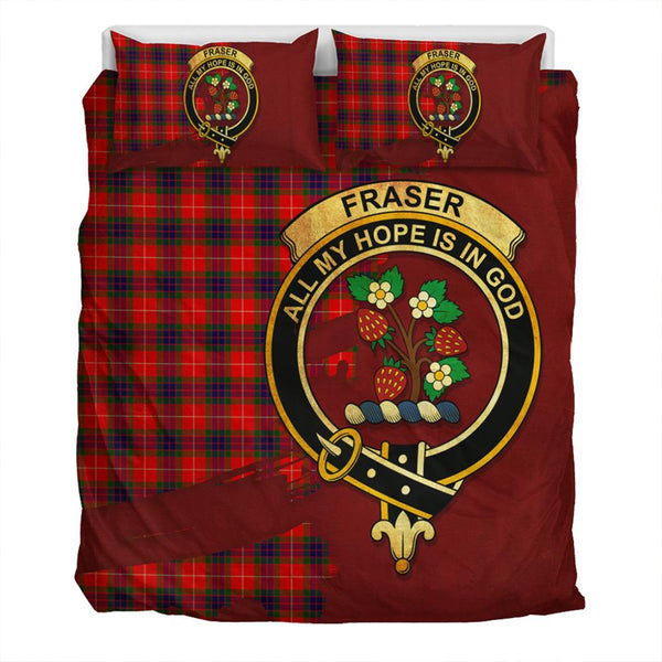 Fraser Modern Tartan Classic Crest Bedding Set