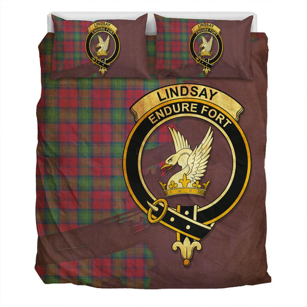 Lindsay Ancient Tartan Classic Crest Bedding Set