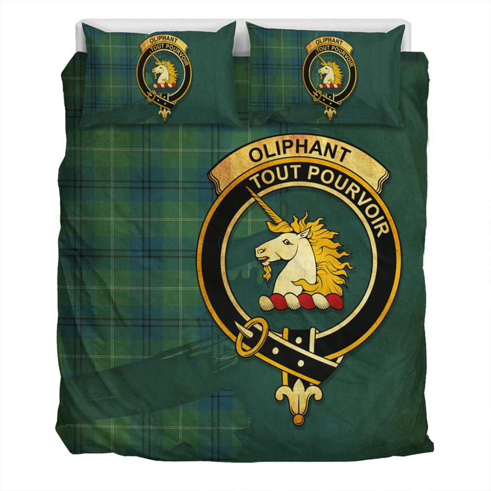 Oliphant Ancient Tartan Classic Crest Bedding Set