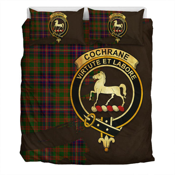 Cochrane Modern Tartan Classic Crest Bedding Set