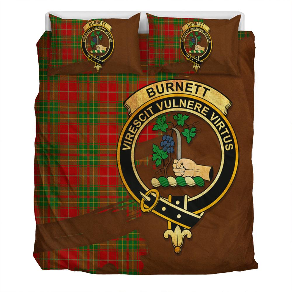 Burnett Ancient Tartan Classic Crest Bedding Set