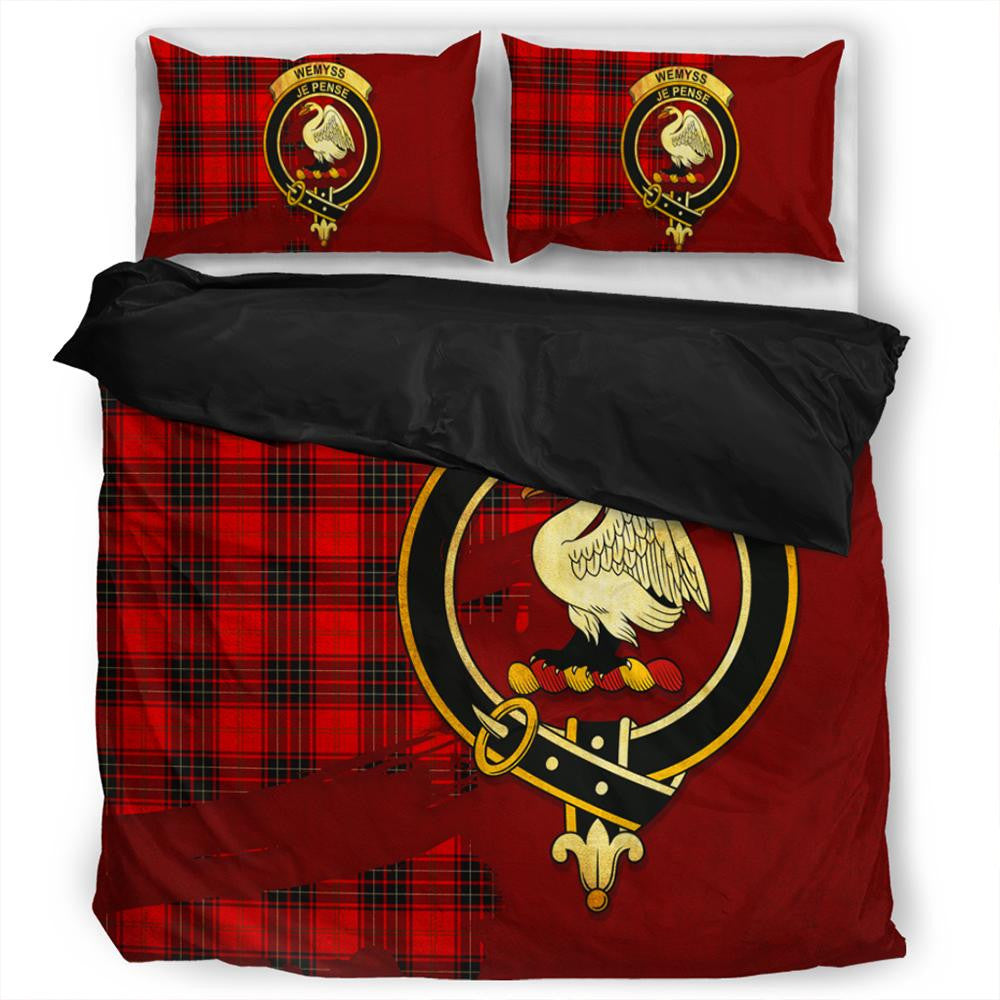 Wemyss Modern Tartan Classic Crest Bedding Set