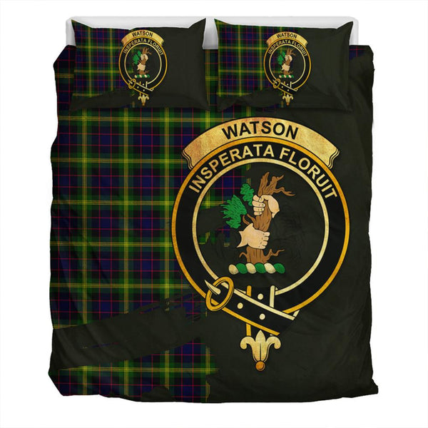 Watson Modern Tartan Classic Crest Bedding Set