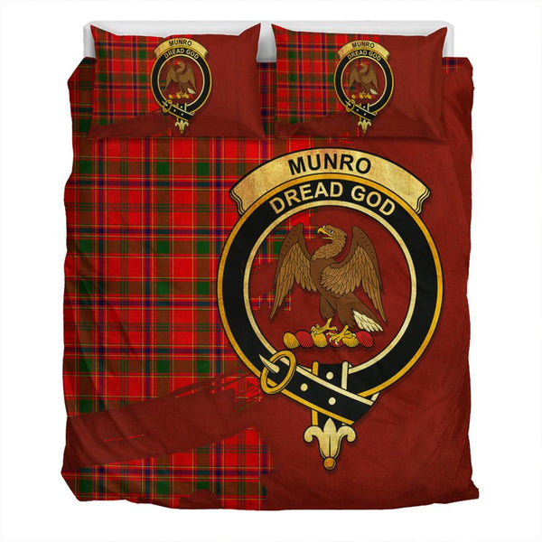 Munro Modern Tartan Classic Crest Bedding Set