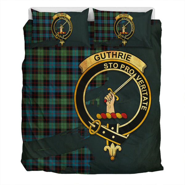 Guthrie Ancient Tartan Classic Crest Bedding Set