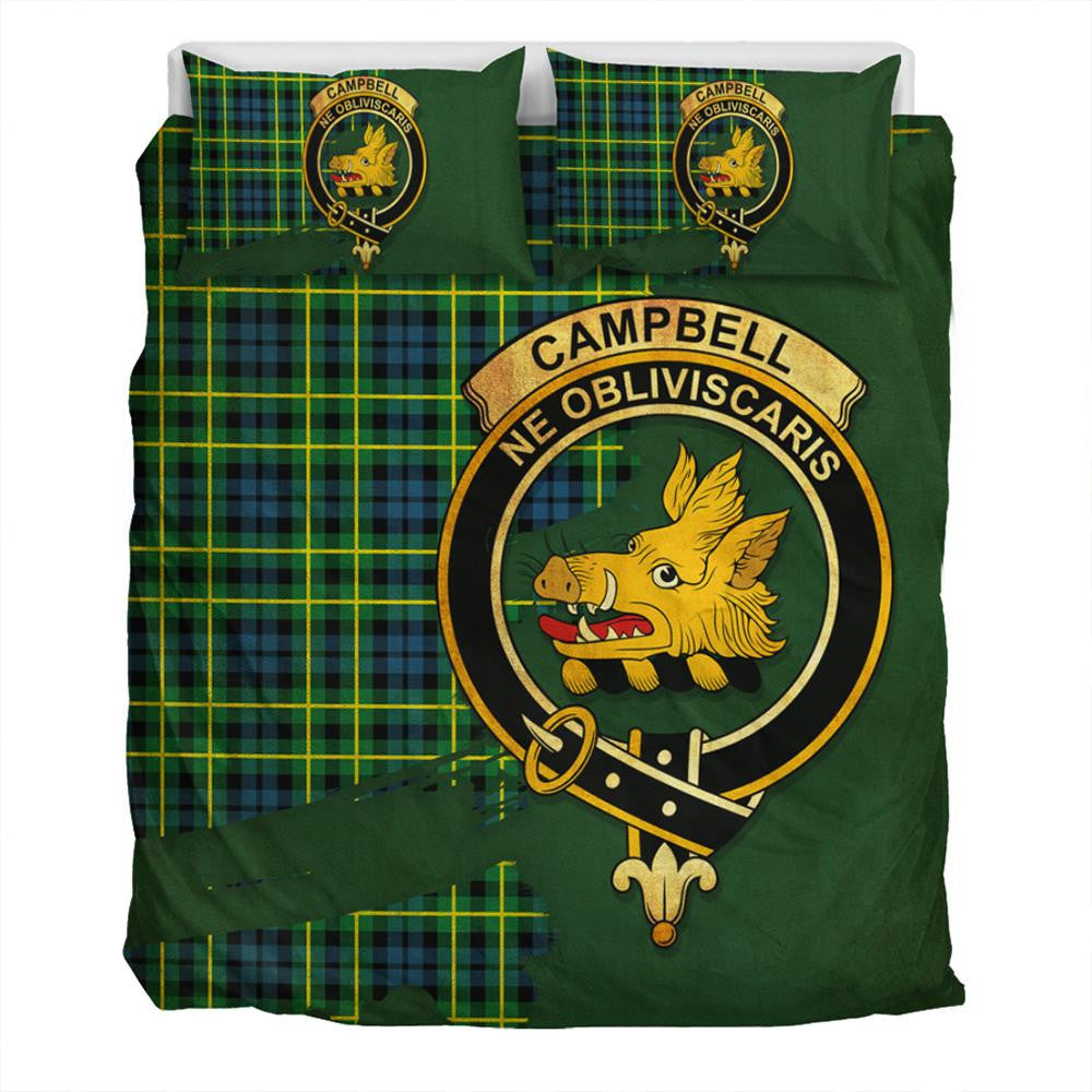 Campbell of Breadalbane Ancient Tartan Classic Crest Bedding Set