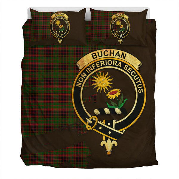 Buchan Modern Tartan Classic Crest Bedding Set