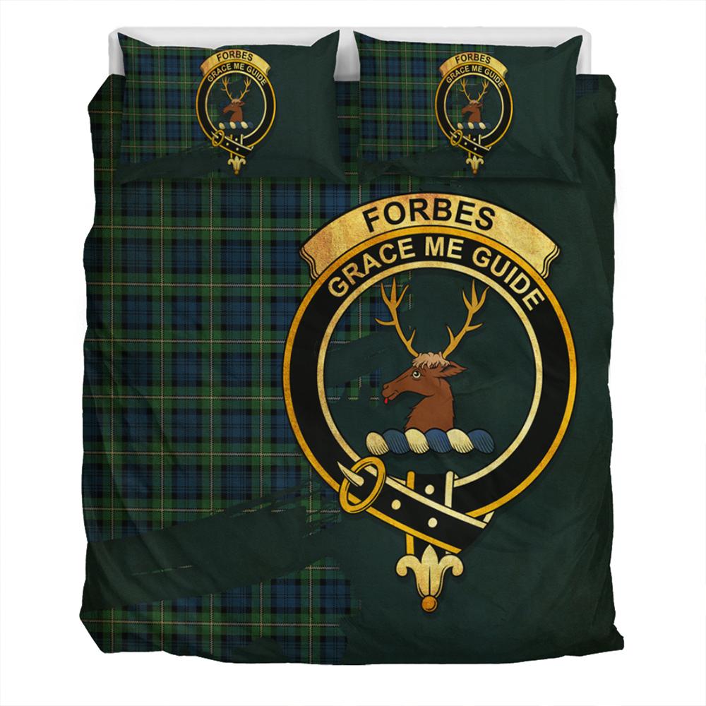 Forbes Ancient Tartan Classic Crest Bedding Set