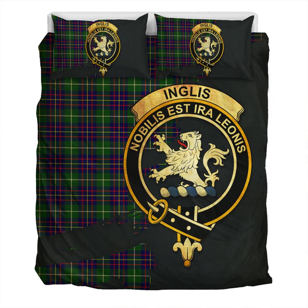 Inglis Modern Tartan Classic Crest Bedding Set