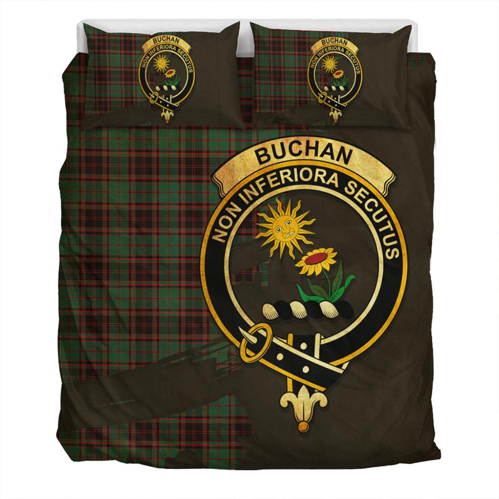 Buchan Ancient Tartan Classic Crest Bedding Set