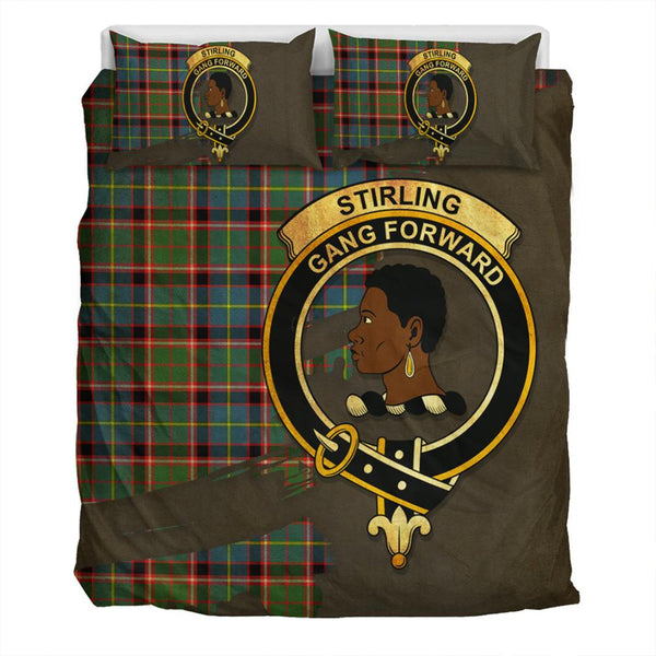 Stirling & Bannockburn District Tartan Classic Crest Bedding Set