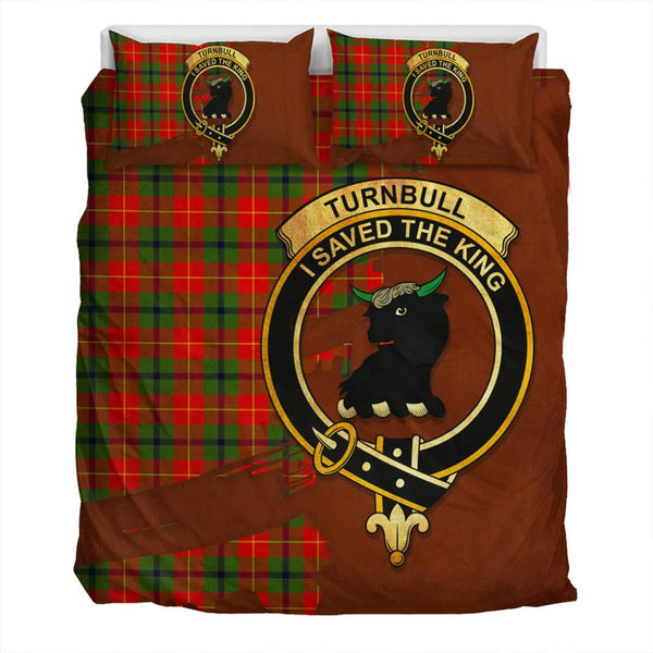 Turnbull Dress Tartan Classic Crest Bedding Set