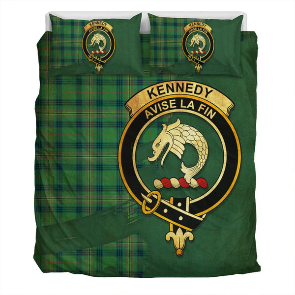 Kennedy Ancient Tartan Classic Crest Bedding Set