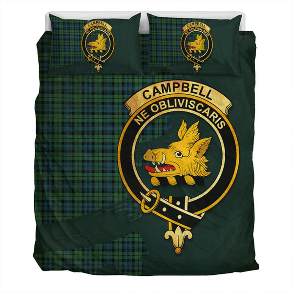 Campbell Ancient 02 Tartan Classic Crest Bedding Set