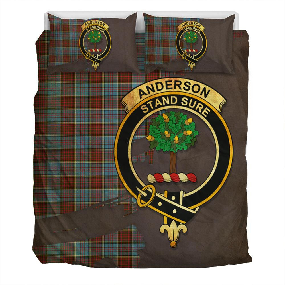 Anderson Modern Tartan Classic Crest Bedding Set