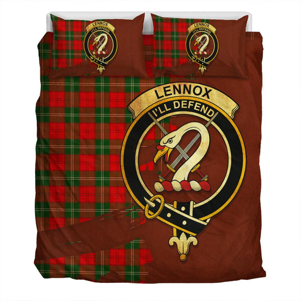 Lennox Modern Tartan Classic Crest Bedding Set