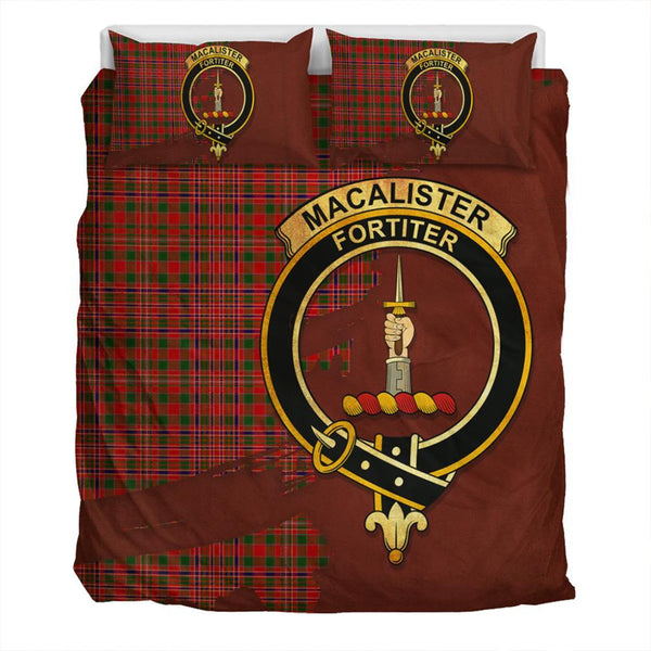 MacAlister Modern Tartan Classic Crest Bedding Set