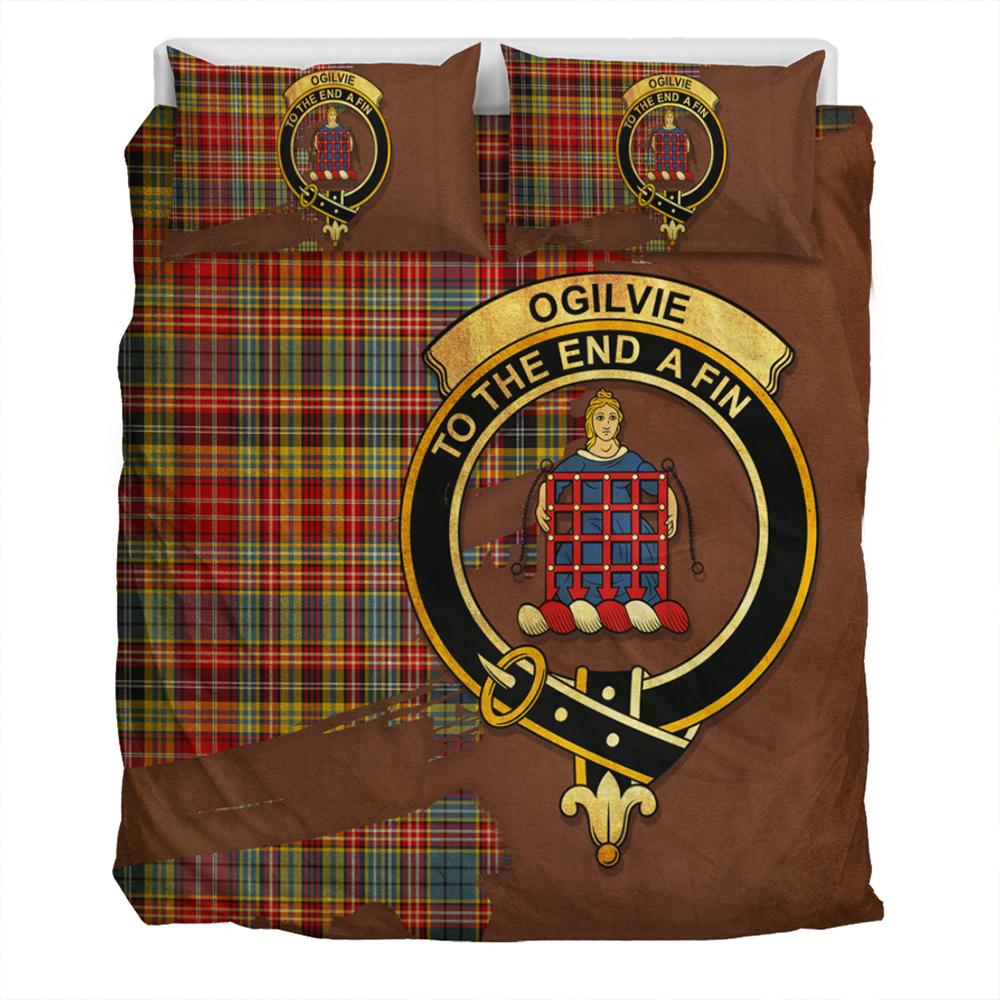 Ogilvie Tartan Classic Crest Bedding Set