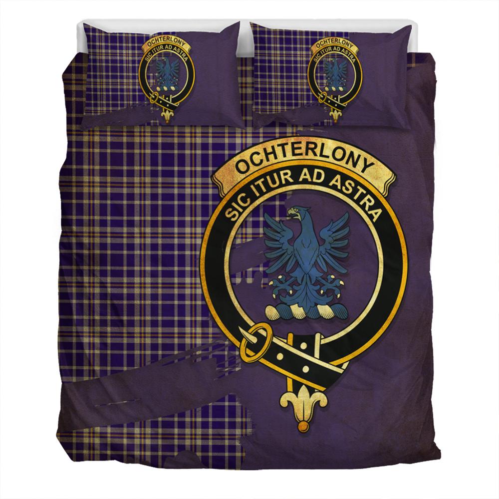 Ochterlony Tartan Classic Crest Bedding Set