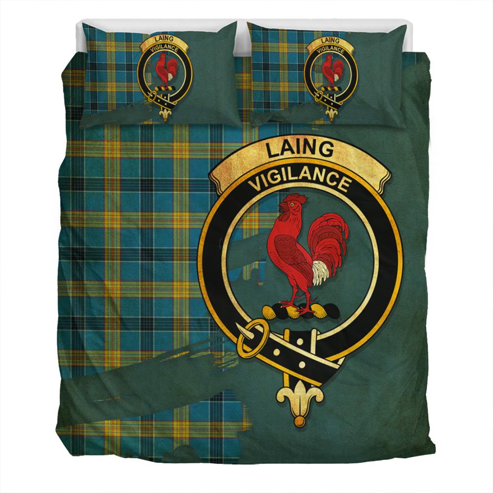 Laing Tartan Classic Crest Bedding Set