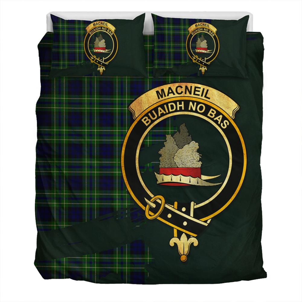 MacNeil of Colonsay Modern Tartan Classic Crest Bedding Set