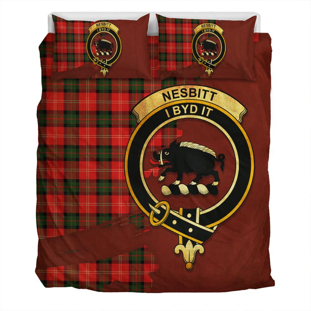 Nesbitt Modern Tartan Classic Crest Bedding Set