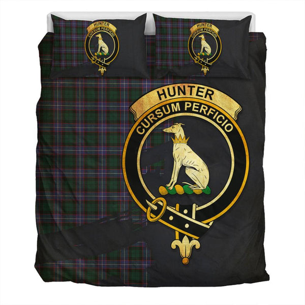 Hunter Modern Tartan Classic Crest Bedding Set