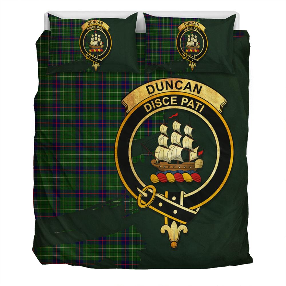 Duncan Modern Tartan Classic Crest Bedding Set