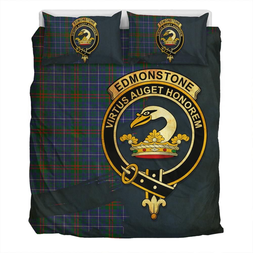 Edmonstone Tartan Classic Crest Bedding Set