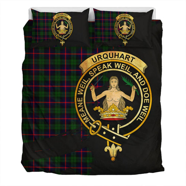 Urquhart Modern Tartan Classic Crest Bedding Set