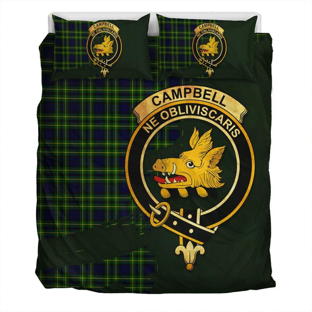 Campbell of Breadalbane Modern Tartan Classic Crest Bedding Set