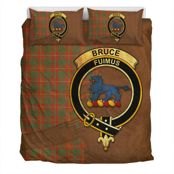 Bruce Ancient Tartan Classic Crest Bedding Set