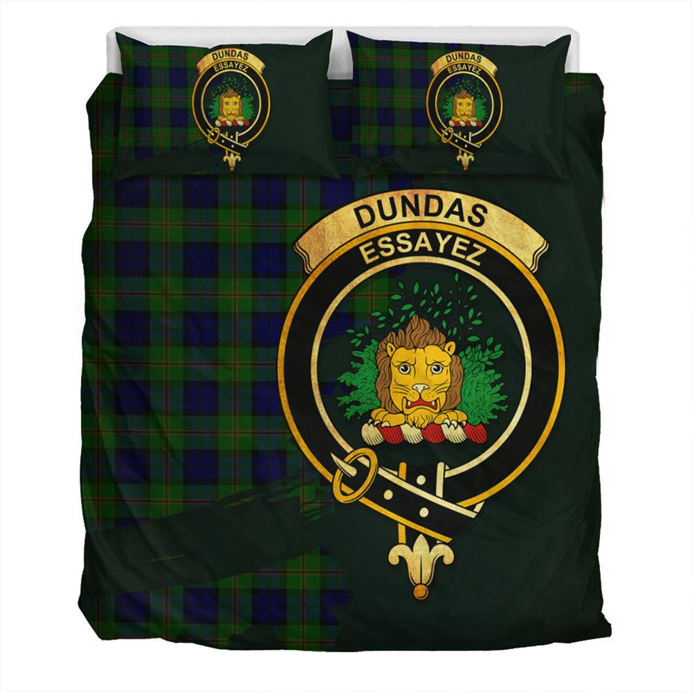 Dundas Modern 02 Tartan Classic Crest Bedding Set