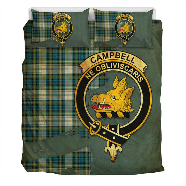 Campbell Dress Tartan Classic Crest Bedding Set