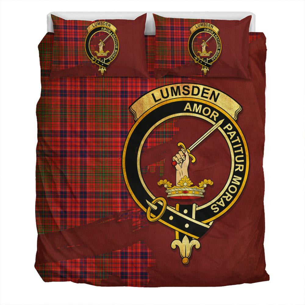 Lumsden Modern Tartan Classic Crest Bedding Set