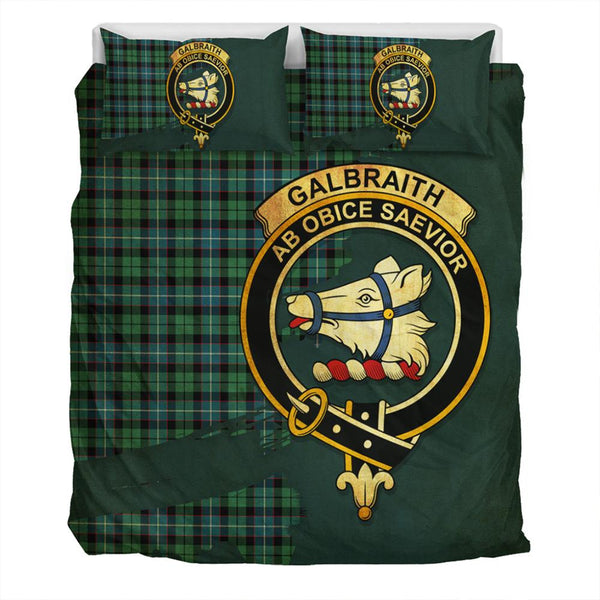 Galbraith Ancient Tartan Classic Crest Bedding Set