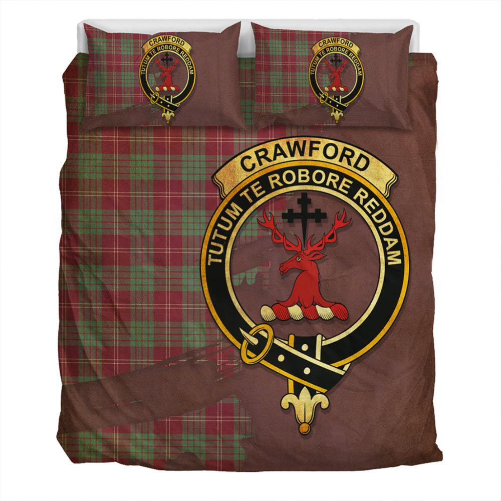 Crawford Ancient Tartan Classic Crest Bedding Set