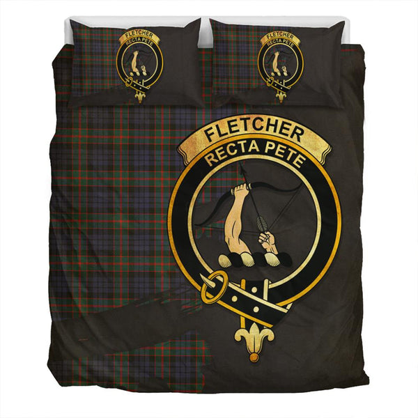 Fletcher of Dunans Tartan Classic Crest Bedding Set