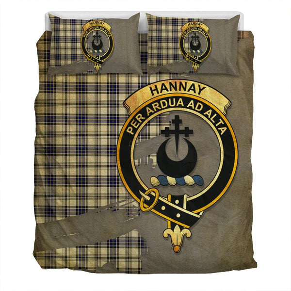 Hannay Modern Tartan Classic Crest Bedding Set