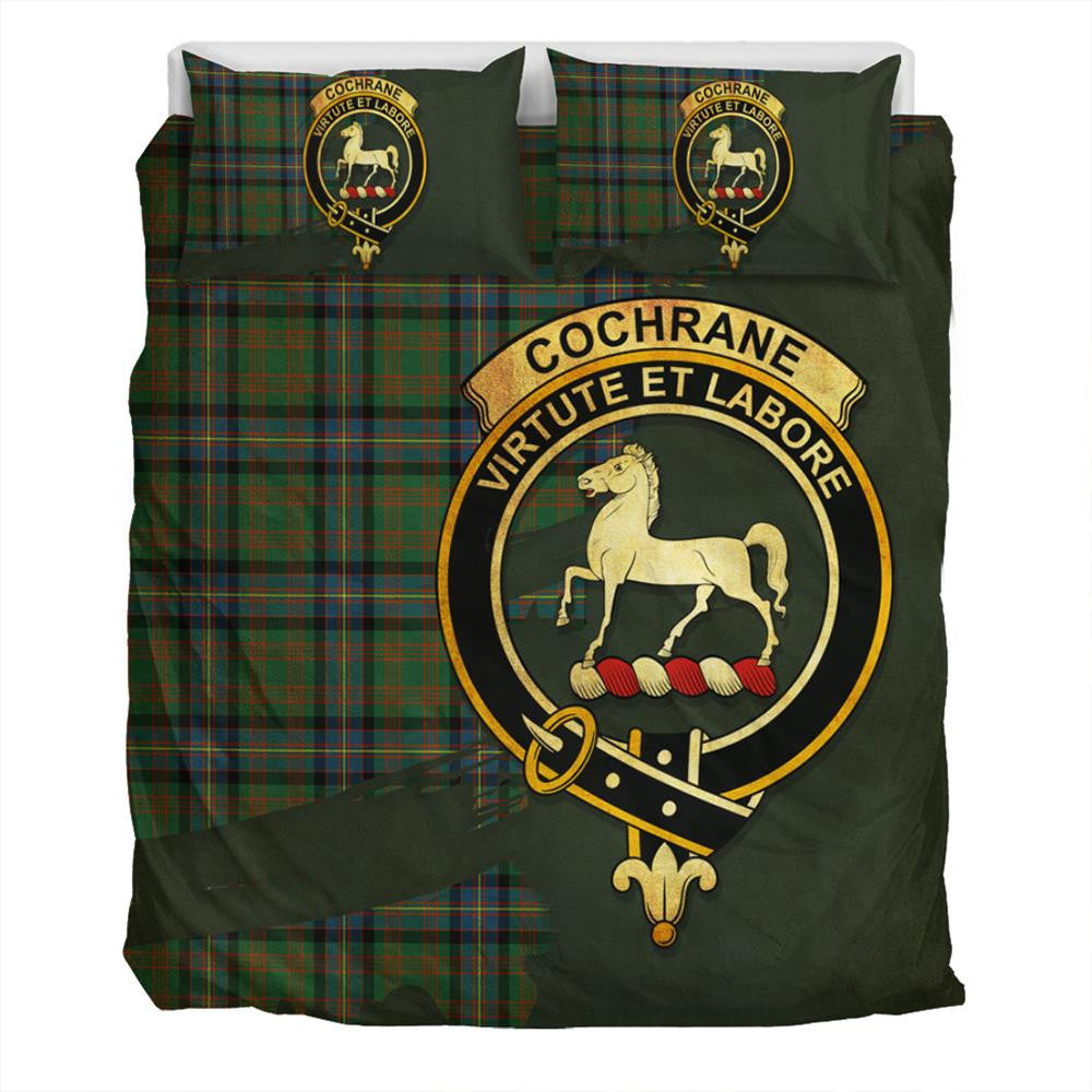 Cochrane Ancient Tartan Classic Crest Bedding Set