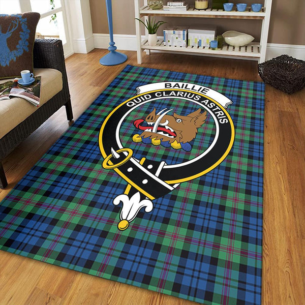 Baillie Ancient Tartan Crest Area Rug