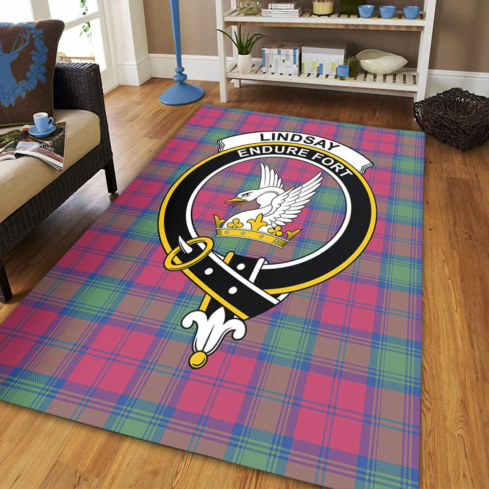 Lindsay Ancient Tartan Crest Area Rug