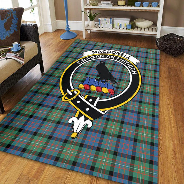 MacDonnell of Glengarry Ancient Tartan Crest Area Rug